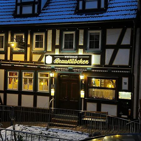Gaststaette Braustuebchen Hotel Schlitz Bagian luar foto