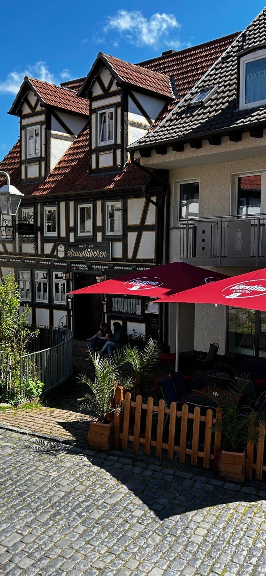 Gaststaette Braustuebchen Hotel Schlitz Bagian luar foto